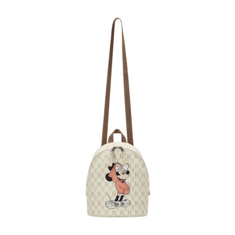 BALO MLB X DISNEY MONO BACKPACK MICKEY NEW YORK YANKEES CREAM BEIGE