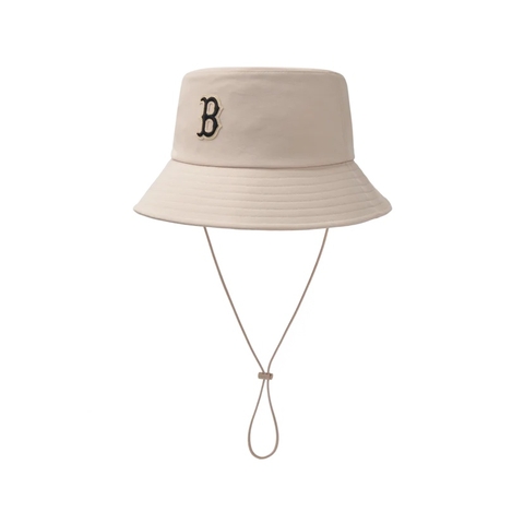 Mũ MLB Safari Bucket Hat B Boston Beige