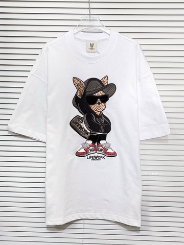 ÁO LIFEWORK DOG GLASSES WHITE T-SHIRT - TRẮNG