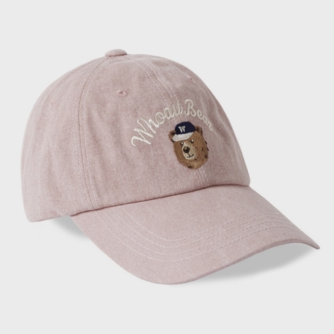 WHOAU Steve Head Patch Ball Cap Light Pink - Mũ lưỡi trai, nón kết màu hồng