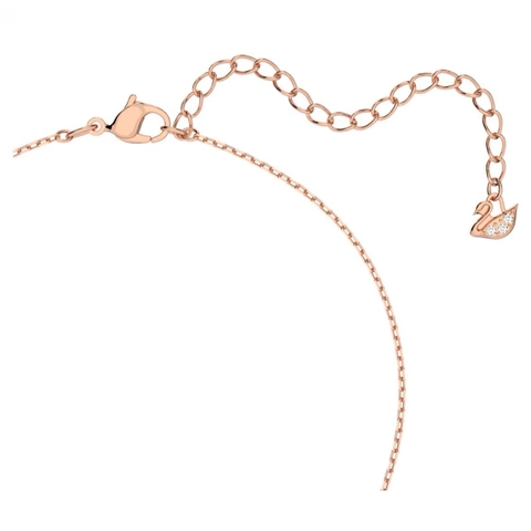 SWAROVSKI Una set (Mixed cuts, Clover, Pink, Rose gold-tone plated) - EARRINGS & NECKLACE - Khuyên tai + dây cổ - JEWELRY