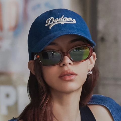 Mũ MLB Culsive Lettering Denim Unstructured Ball Cap New York Yankees INDIGO