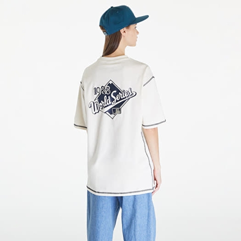 Áo New Era LA Dodgers World Series Oversized T-Shirt  White Trắng