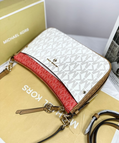 Túi MK Michael Kors Jet Set Charm Vanila mix color Crossbody Bag