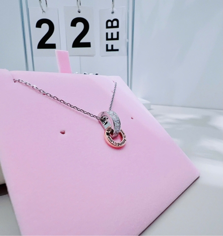 SWAROVSKI Connexus pendant (Mixed cuts, `Love is around`, White, Mixed metal finish) - Dây cổ, chuyền, vòng tròn, phối đá pha lê..