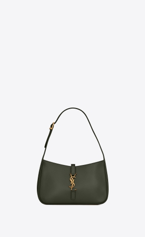 TÚI YSL LE 5 A7 HOBO BAG VERT FONCE (size 23x16cm)