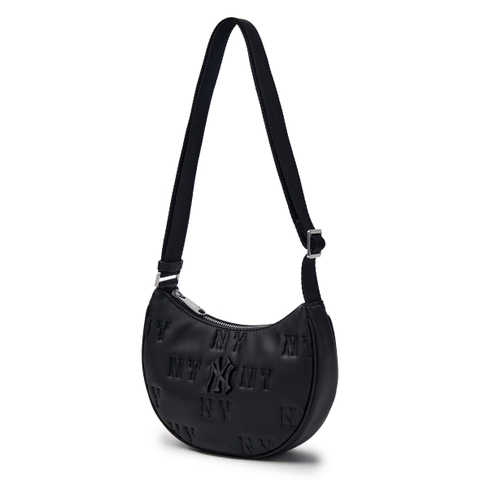 Túi MLB Classic Monogram New Emboss Cross Bag New York Yankees Black - Túi xách, đeo chéo màu đen