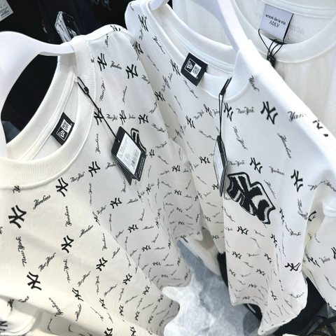 ÁO NEW ERA DIA MONOGRAM NY WHITE T-SHIRT