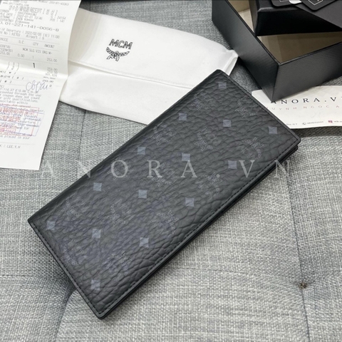 MCM Ví dài gập basic - BLACK / BROWN
