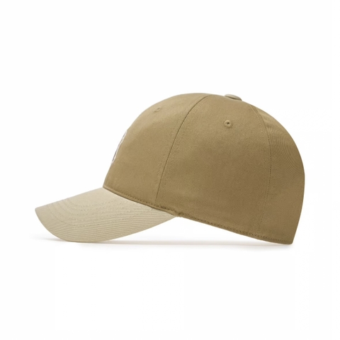 Mũ MLB Varsity one point color scheme unstructured ball cap New York Yankees NY Beige - Mũ lưỡi trai, nón kết phối màu be nâu