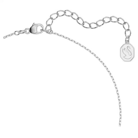 SWAROVSKI Una set (Trilliant cut, Pink, Rhodium plated) - EARRINGS & NECKLACE - Khuyên tai + dây cổ, pha lê hồng chuyển động - JEWELRY