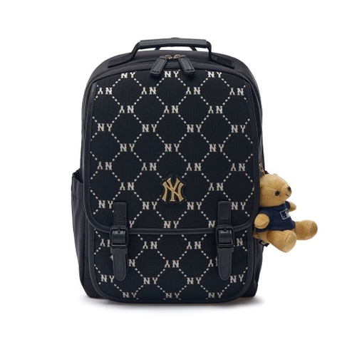 Balo MLB Mini Diamond Monogram New School Bag New York Yankees Backpack 7ABKMD24N