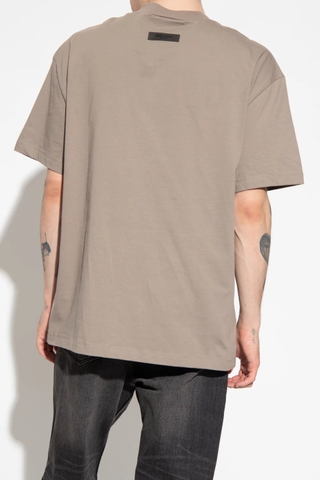 Áo thun Fear Of God FOG - Essentials Chest Logo Tee Desert Taupe SS22
