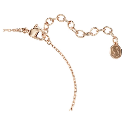 SWAROVSKI Swan bracelet (Mixed cuts, Swan, White, 18K rose gold finish) - Vòng/lắc tay, pha lê trắng, thiên nga - JEWELRY BRACELET