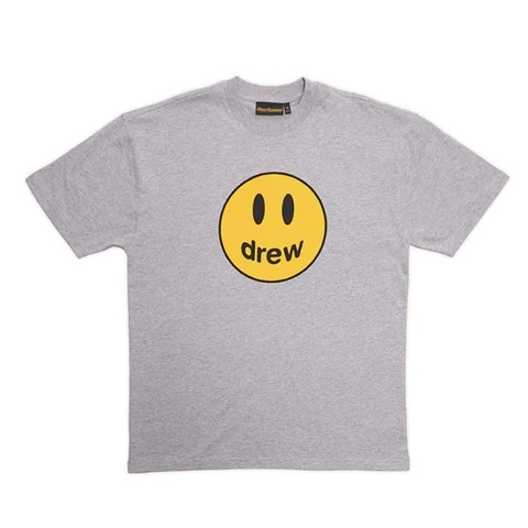 Áo Drew House Mascot SS Tee GREY T-SHIRT - Áo thun cổ tròn tay lở màu xám