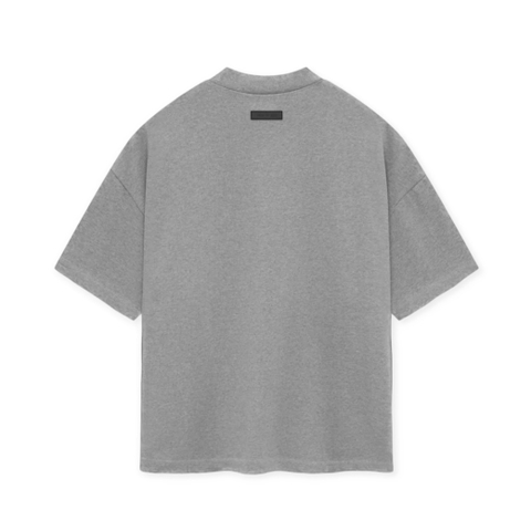 ÁO ESSENTIALS FEAR OF GOD HEAVY CREWNECK TEE DARK HEATHER OATMEAL
