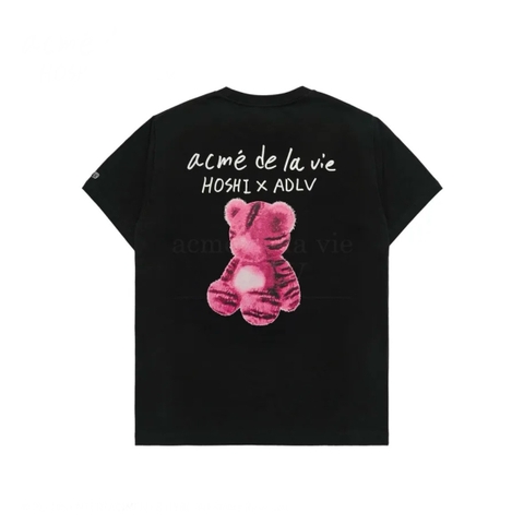 ÁO ADLV x HOSHI TIGER FIGURE BLACK T-SHIRT - ÁO THUN CỔ TRÒN TAY LỠ MÀU ĐEN