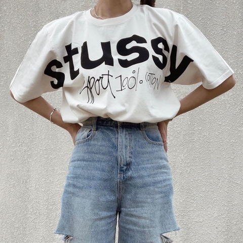 ÁO STUSSY SPORT 100% COTTON T-SHIRT