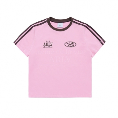 ÁO ADLV CIRCLE SYMBOL TRACK CROP PINK HỒNG