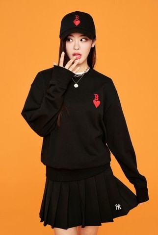 Mũ MLB Heart Structured Ball Cap Boston Red Sox Black