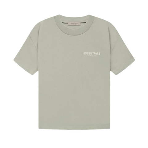 Áo thun Fear Of God FOG - Essentials Chest Logo Tee Seafoam SS22