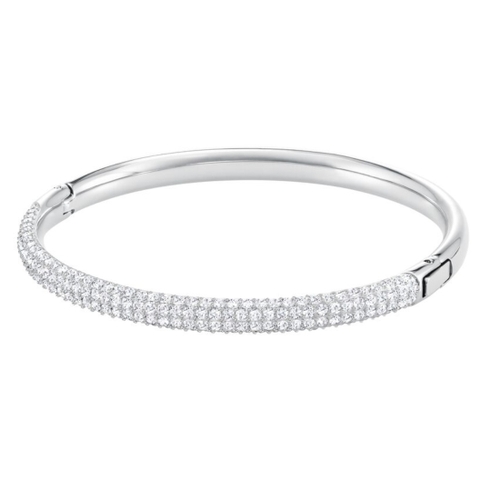 SWAROVSKI Dextera bangle (White, Stainless Steel) - Vòng/lắc tay pha lê trắng - JEWELRY BRACELET