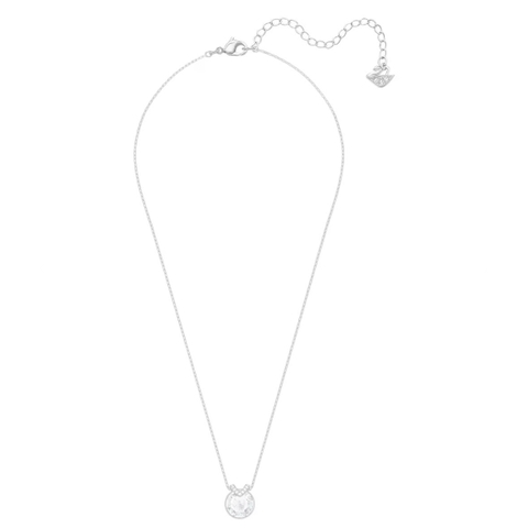 SWAROVSKI Bella V pendant (Round cut, White, Rhodium plated) - (tách set) Dây cổ, dây chuyền pha lê trắng - JEWELRY NECKLACE