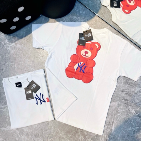 ÁO NEW ERA BEAR WHITE T-SHIRT