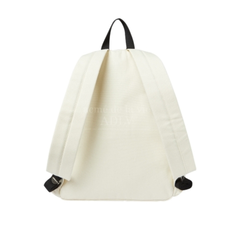 ADLV BASIC LOGO SIMPLE COTTON BACKPACK Cream - Cặp, Balo màu trắng kem