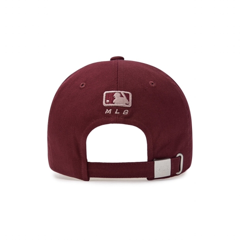 MLB Varsity Vintage Cultive Damage Unstructured Ball Cap B Boston Red Sox WINE - Mũ lưỡi trai, nón kết màu đỏ