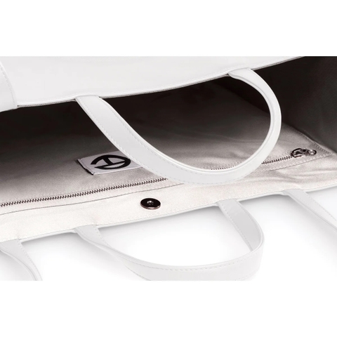 TÚI TELFAR WHITE BAG - MEDIUM M SIZE (38x28x13cm) - TÚI ĐEO CHÉO TELFAR MÀU TRẮNG