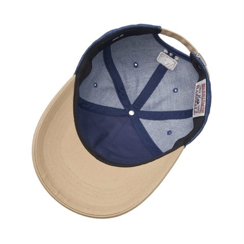 Mũ MLB Varsity Cursive Denim Color Block Unstructured Ball Cap LOS ANGELES DODGERS