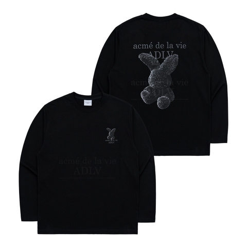 ÁO THUN ADLV FUZZY RABBIT LONGSLEEVE BLACK ĐEN