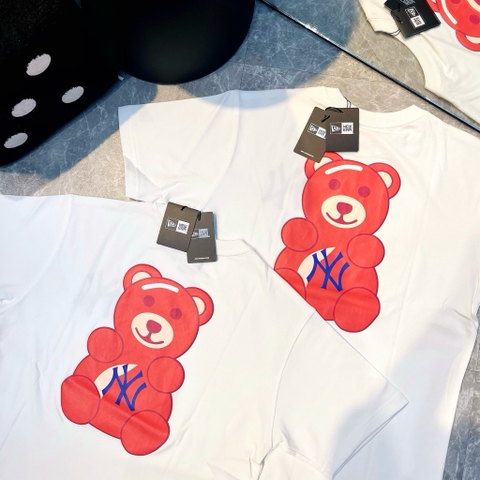 ÁO NEW ERA BEAR WHITE T-SHIRT