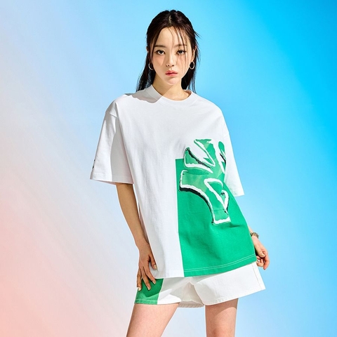 Áo MLB Pop Art Graphic Mega Overfit New York Yankees Tshirt