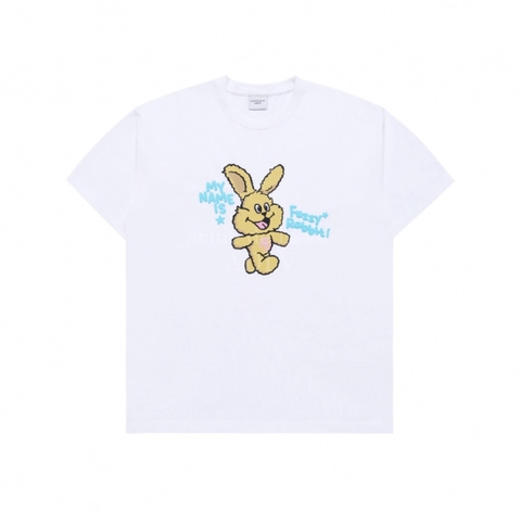 ÁO THUN ADLV MY NAME IS FUZZY RABBIT T-SHIRT WHITE - TRẮNG