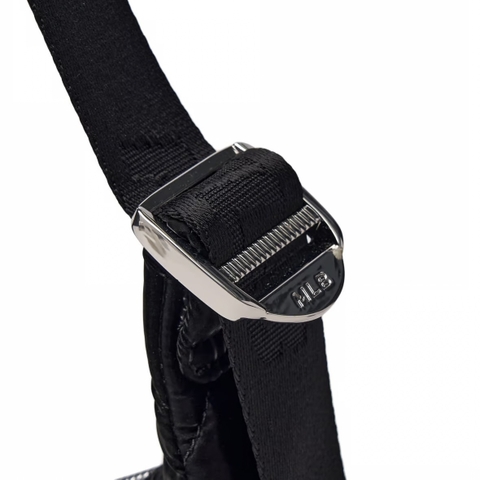 Túi MLB Curve padded hobo / crossbody bag New York Yankees Black (33,5x20,5x13cm) - Túi xách, đeo vai, màu đen