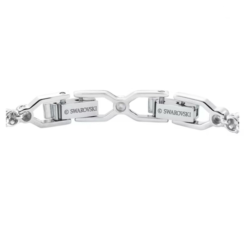 SWAROVSKI Emily bracelet (Round cut, White, Rhodium plated) - Vòng/lắc tay đá pha lê trắng - SWAROVSKI - JEWELRY