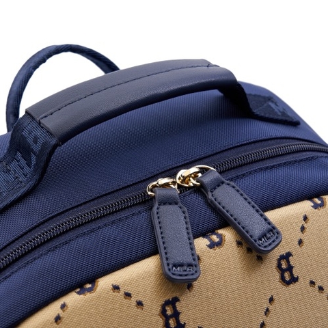 Balo MLB Mini Diamond Monogram New School Bag B Boston RedsoxBackpack 7ABKMD24N