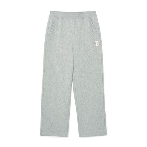 Quần Nỉ MLB Basic Medium Logo B 3APTB0234 Màu Xám