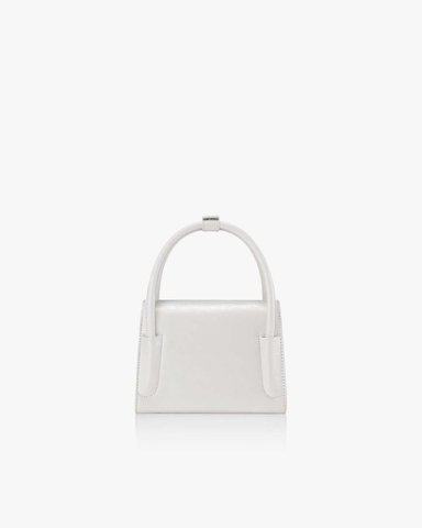 FIND KAPOOR MARTY BAG 18 (18x12x7cm) CRINKLED - IVORY - Túi đeo chéo, quai xách, màu trắ
