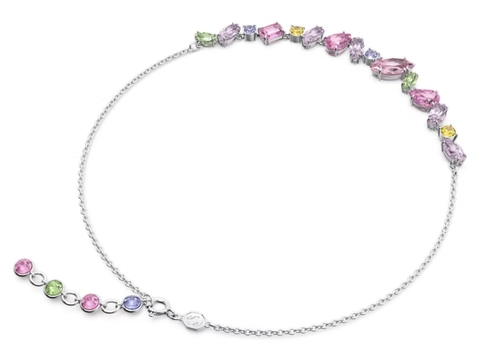 SWAROVSKI Gema necklace (Mixed cuts, Multicolored, Rhodium plated) -  Dây cổ, dây chuyền SWAROVSKI - JEWELRY NECKLACE