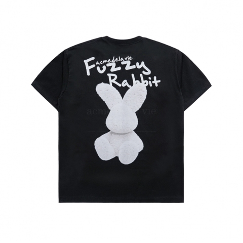ÁO THUN ADLV DOODLE FUZZY RABBIT T-SHIRT BLACK - ĐEN