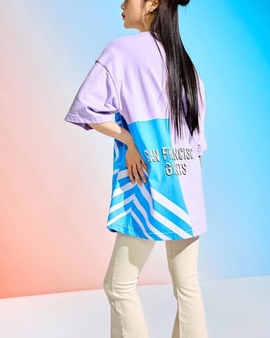 Áo MLB Pop Art Graphic Mega Overfit San Francisco Giants Tshirt