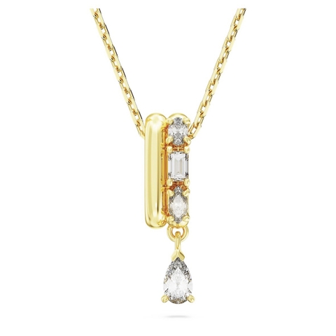 SWAROVSKI Dextera pendant (Mixed cuts, White, Gold-tone plated) - Dây cổ, chuyền, đính đá pha lê trắng - JEWELRY NECKLACE
