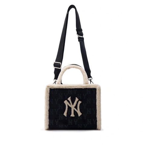 Túi MLB Monogram Mustang Tote Bag New York Yankees Black