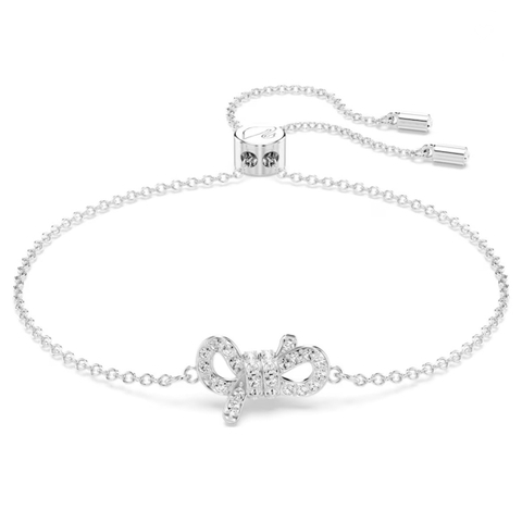 SWAROVSKI Iconic Swan bracelet (Swan, White, Rhodium plated) - Vòng/lắc tay thiên nga trắng - JEWELRY