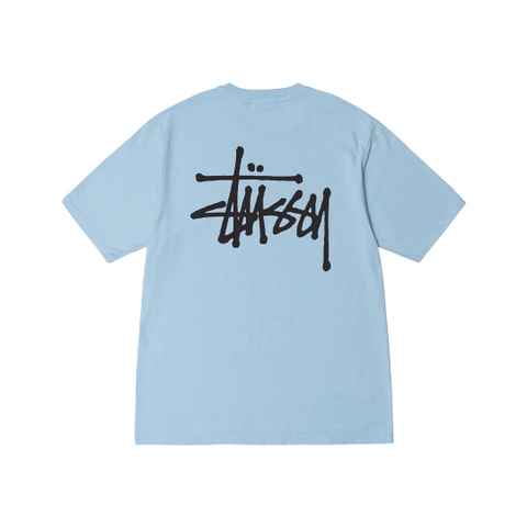 ÁO THUN STUSSY BASIC BLUE T-SHIRT