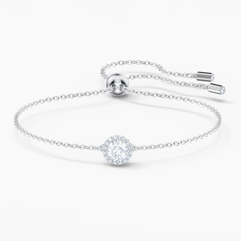 SWAROVSKI Angelic bracelet (Round cut, White, Rhodium plated) - Vòng/lắc tay đá tròn - SWAROVSKI - JEWELRY