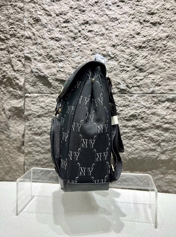 MLB DIA MONOGRAM NY NEWYORK BACKPACK BLACK - Balo màu đen